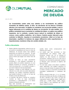 Informe Mercado Deuda MX 23 07 2014