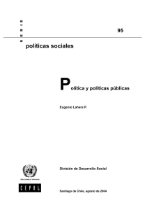 Política y políticas públicas - Repositorio CEPAL