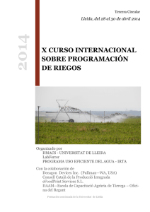 X Curs de regs, tercera circular