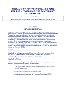 reglamento centroamericano sobre medidas y procedimientos