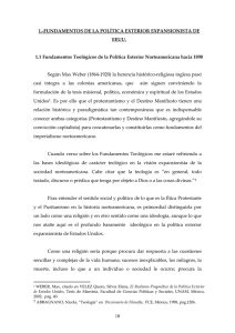 1.-FUNDAMENTOS DE LA POLÍTICA EXTERIOR EXPANSIONISTA