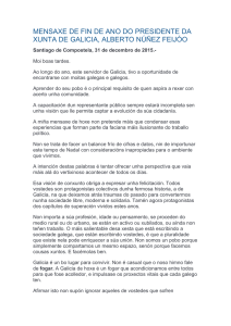 mensaxe de fin de ano do presidente da xunta de galicia, alberto