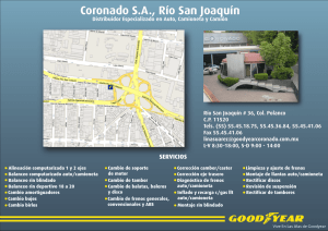 Coronado SA, Río San Joaquín