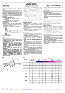 Moisture Indicator Series AMI / MIA / CIA