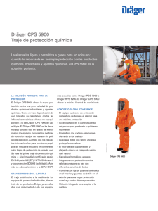 Dräger CPS 5900 Traje de protección química