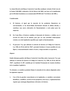 BCCR 5148-2003 Artículo 10 - Banco Central de Costa Rica