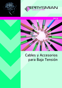 catálogo Prysmian de cables y accesorios para BT