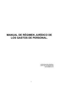 manual régimen jurídico de gastos de personal 2010