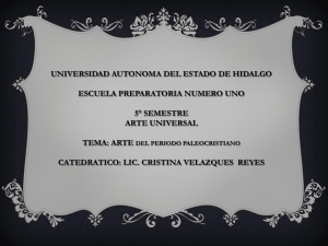 Arte Paleocristiano - Universidad Autónoma del Estado de Hidalgo
