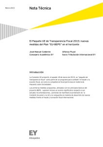 El Paquete UE de Transparencia Fiscal 2015