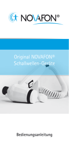 Original NOVAFON® Schallwellen-Geräte