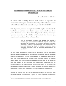 1 EL DERECHO CONSTITUCIONAL A PROBAR DEL REBELDE