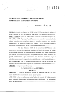 todas las obligaciones previstas en el decreto n° 108/2007 sobre