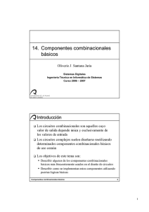 14. Componentes combinacionales básicos