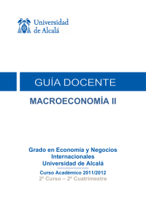MACROECONOMÍA II - Universidad de Alcalá