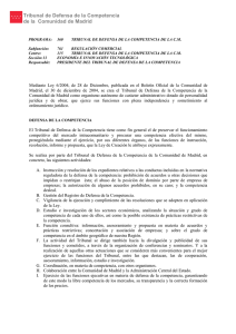 Tribunal de Defensa de la Competencia de la Comunidad de Madrid