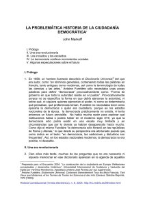 la problemática historia de la ciudadanía democrática1