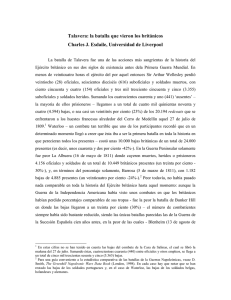 Talavera: la batalla que vieron los brítánicos Charles J. Esdaile