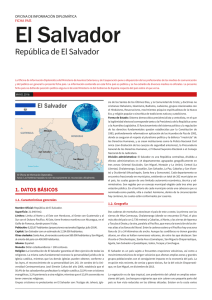 Ficha país El Salvador - Ministerio de Asuntos Exteriores y de