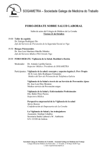 SOGAMETRA – Sociedade Galega de Medicina do Traballo