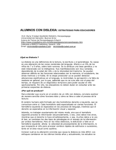 alumnos con dislexia: estrategias para educadores