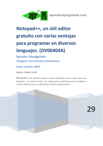 Notepad++, un útil editor gratuito con varias ventajas para