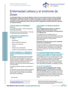 Celiac Disease and Down Syndrome - Spanish