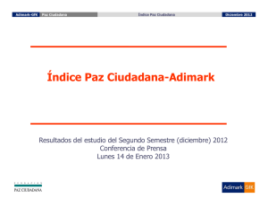 Índice Paz Ciudadana-Adimark