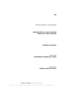 1404 PROYECTO BÁSICO Y DE EJECUCIÓN URBANIZACIÓN DE