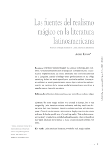 Las fuentes del realismo mágico en la literatura latinoamericana