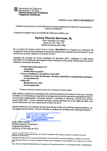 Page 1 Generalitat de Catalunya \lll Departament de Salut Direcció