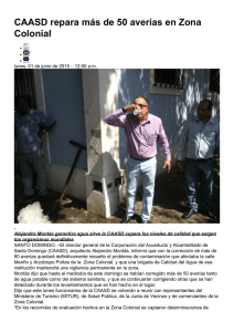 CAASD repara más de 50 averías en Zona Colonial