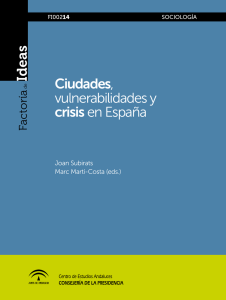 Ciudades, vulnerabilidades y crisis en España