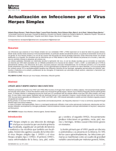 Actualización en Infecciones por el Virus Herpes Simplex