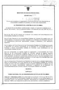 Decreto 1050 de 2014 - Ministerio de Educación