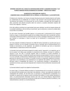 Lea aquí el documento que crea la Comisión de la Verdad