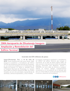 OMA Aeropuerto de Zihuatanejo Inaugura Ampliación y