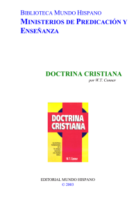 doctrina cristiana - Iglesia Bautista Victoria en Cristo