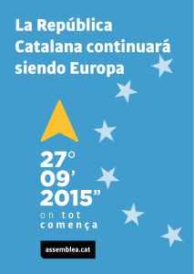 La República Catalana continuará siendo Europa