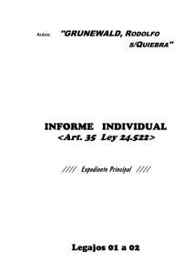 informe individual - Poder Judicial de la Nación