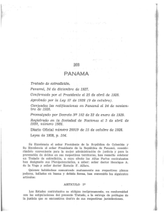 PANAMÁ - Ministerio de Relaciones Exteriores