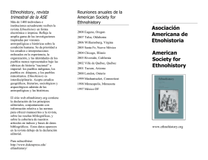 American Society for Ethnohistory Asociación Americana de