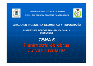 curvas circulares - Universidad Politécnica de Madrid
