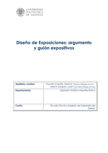 Diseño de Exposiciones: argumento y guión expositivos