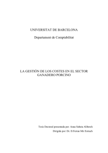 UNIVERSITAT DE BARCELONA Departament de Comptabilitat LA