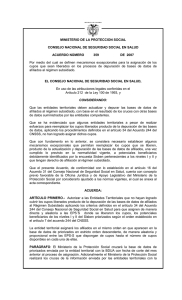 Acuerdo 359 de 2007 - Ministerio de Salud y Protección Social