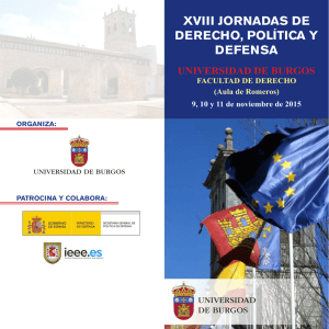 xviii jornadas de derecho, política y defensa