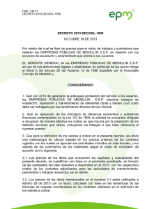 Decreto Gerencia General