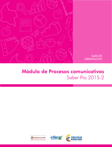 Módulo de Procesos comunicativos Saber Pro 2015-2