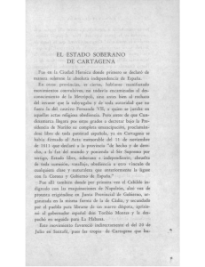 manera solemne la absoluta independencia de España.